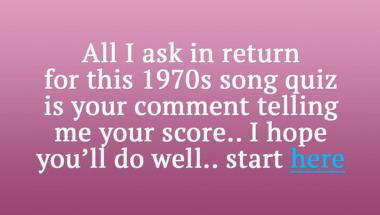 1970s Song Quiz