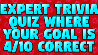 Einstein Level Trivia Quiz