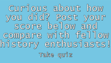 A fun history quiz