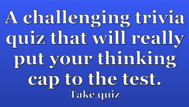 Trivia Quiz on General Knowledge