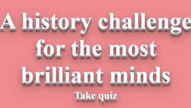 History quiz for the most intelligent individuals