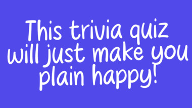 Mixed category general trivia quiz