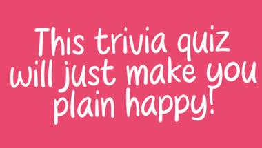 General trivia quiz featuring a variety of categories