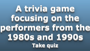 Trivia Quiz: Actors from the 80s and 90s