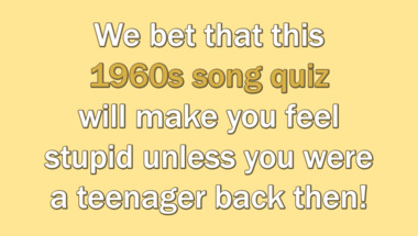 Quiz on songs from the 1960s
