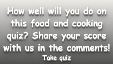 Food and cooking quiz