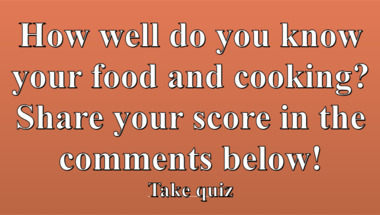 Cooking Trivia Quiz