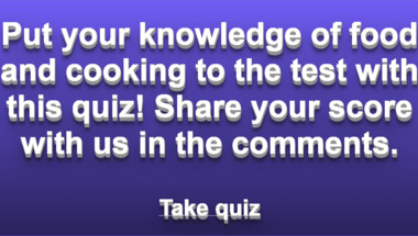 Food &amp; Cooking Trivia Quiz