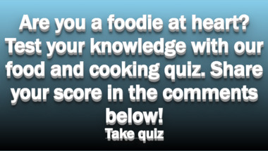 Food &amp; Cooking Trivia Quiz