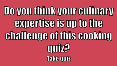 Food &amp; Cooking Trivia Quiz