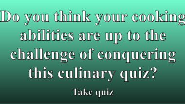 Food and cooking quiz