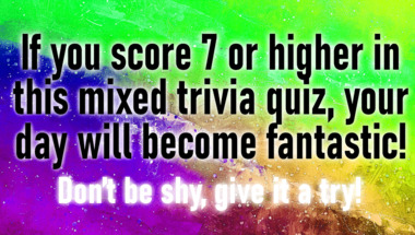 Cozy trivia quiz