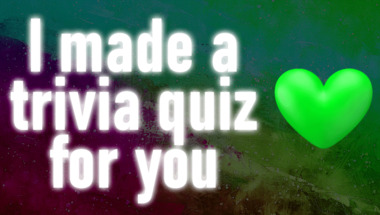 Trivia quiz on various topics.