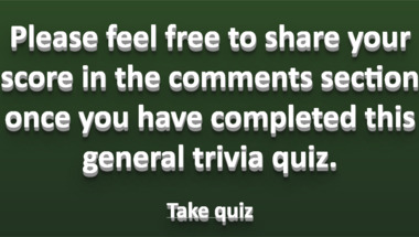 A trivia quiz for knowledge lovers