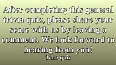 General Knowledge For Trivia Lovers