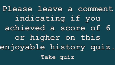 Quiz about history