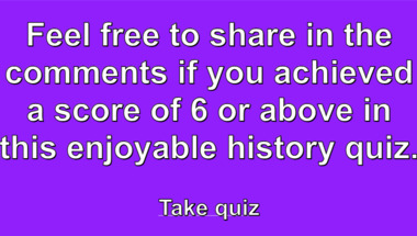 History Quiz
