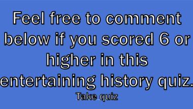 A history quiz for knowledge lovers