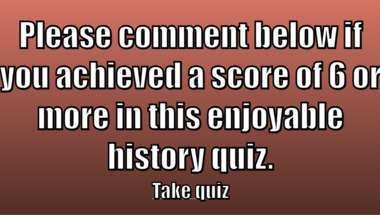 History Quiz