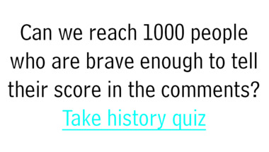 Quiz about History