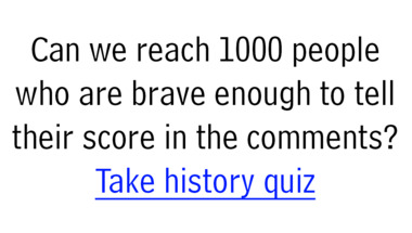 Quiz on History