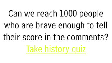 Quiz on Historical Events
