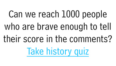 Quiz on Historical Events