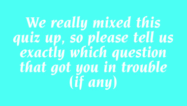 10 mixed general trivia questions