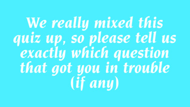 Quite difficult 10 question trivia quiz