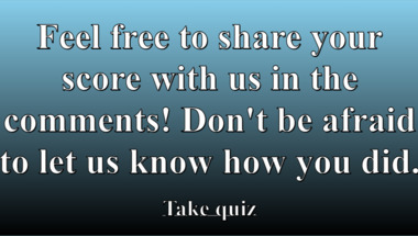 Trivia quiz on various topics