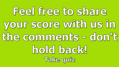 Trivia quiz on various topics