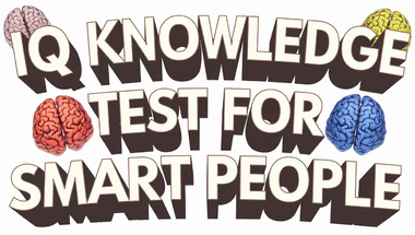 Trivia quiz covering a variety of topics