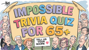 Trivia quiz of general knowledge