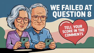 Trivia quiz with a variety of topics