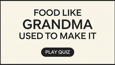 Quiz : Dishes we used to eat