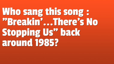 Quiz about songs from the 1980s