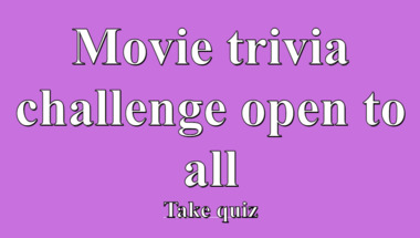 Movie trivia quiz suitable for all audiences