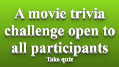 Movie trivia quiz suitable for all audiences