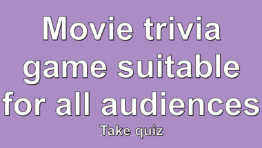 Movie trivia quiz suitable for all audiences