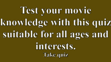 Movie trivia quiz for all audiences