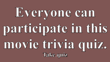Movie trivia quiz suitable for all audiences.