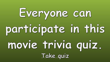 Movie trivia quiz suitable for all audiences
