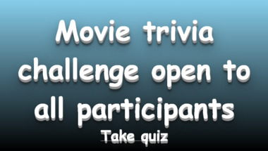 Movie trivia quiz suitable for all audiences