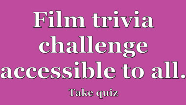 Everyone can participate in this movie trivia quiz.