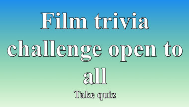 Movie trivia quiz suitable for all audiences