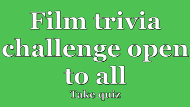 Movie trivia quiz for all participants