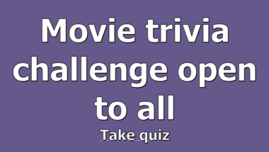Movie trivia quiz suitable for all audiences.