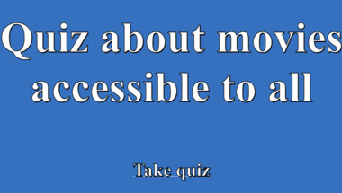 Movie trivia quiz suitable for all participants