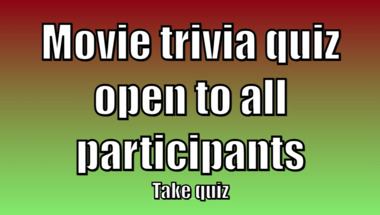 Movie trivia quiz suitable for all audiences