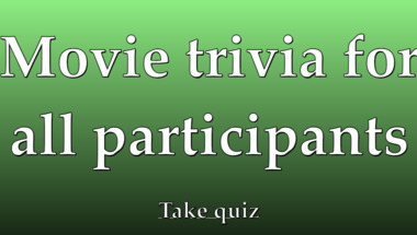 Movie trivia quiz suitable for all audiences